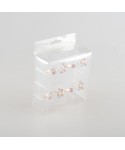 Lot de 4 ronds de serviettes diamants