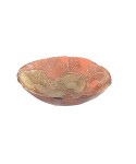 Red and gold lotus bowl 22cm