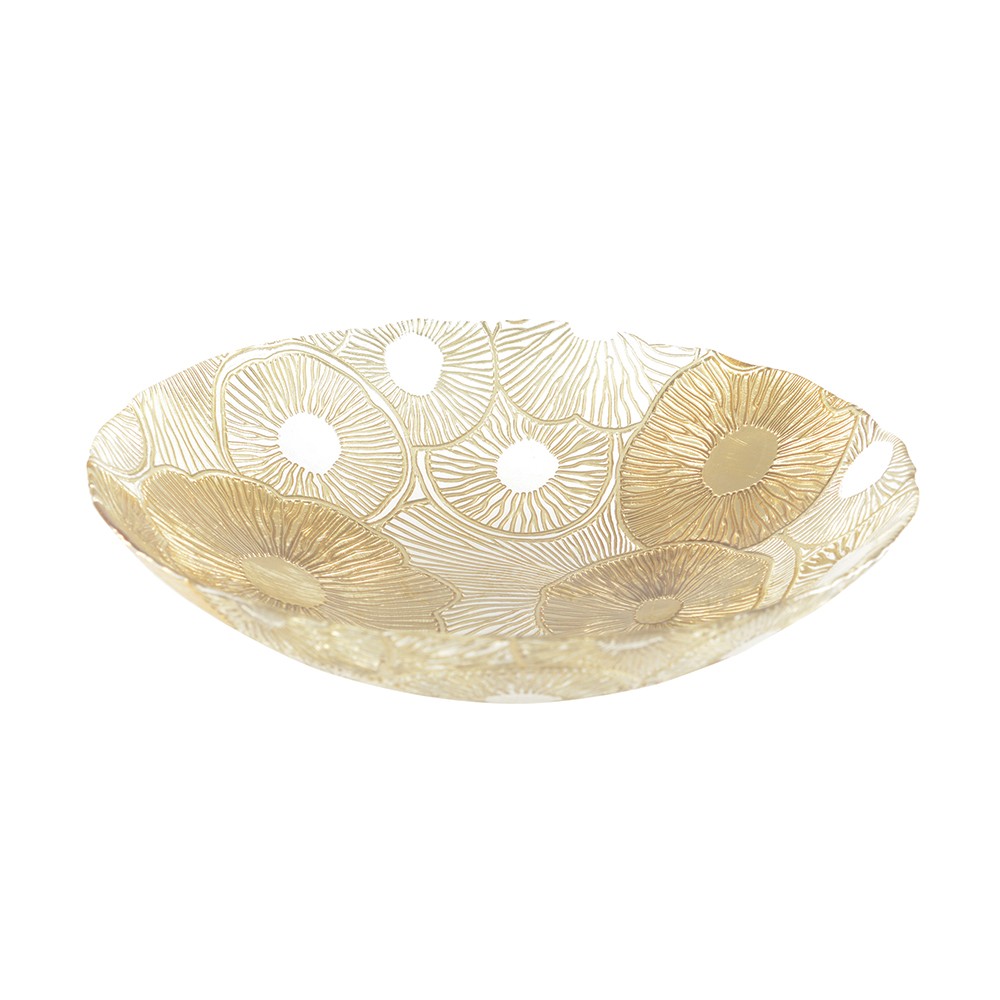 Golden lotus bowl 33cm