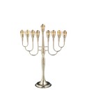 Gilded menorah on stand 53x19.5x72cm