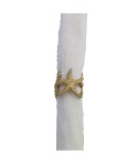 Golden starfish napkin rings - set of 4