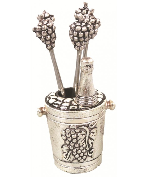 Grape vine appetizer picks - set of 6