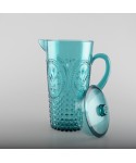 Pichet turquoise en acrylique