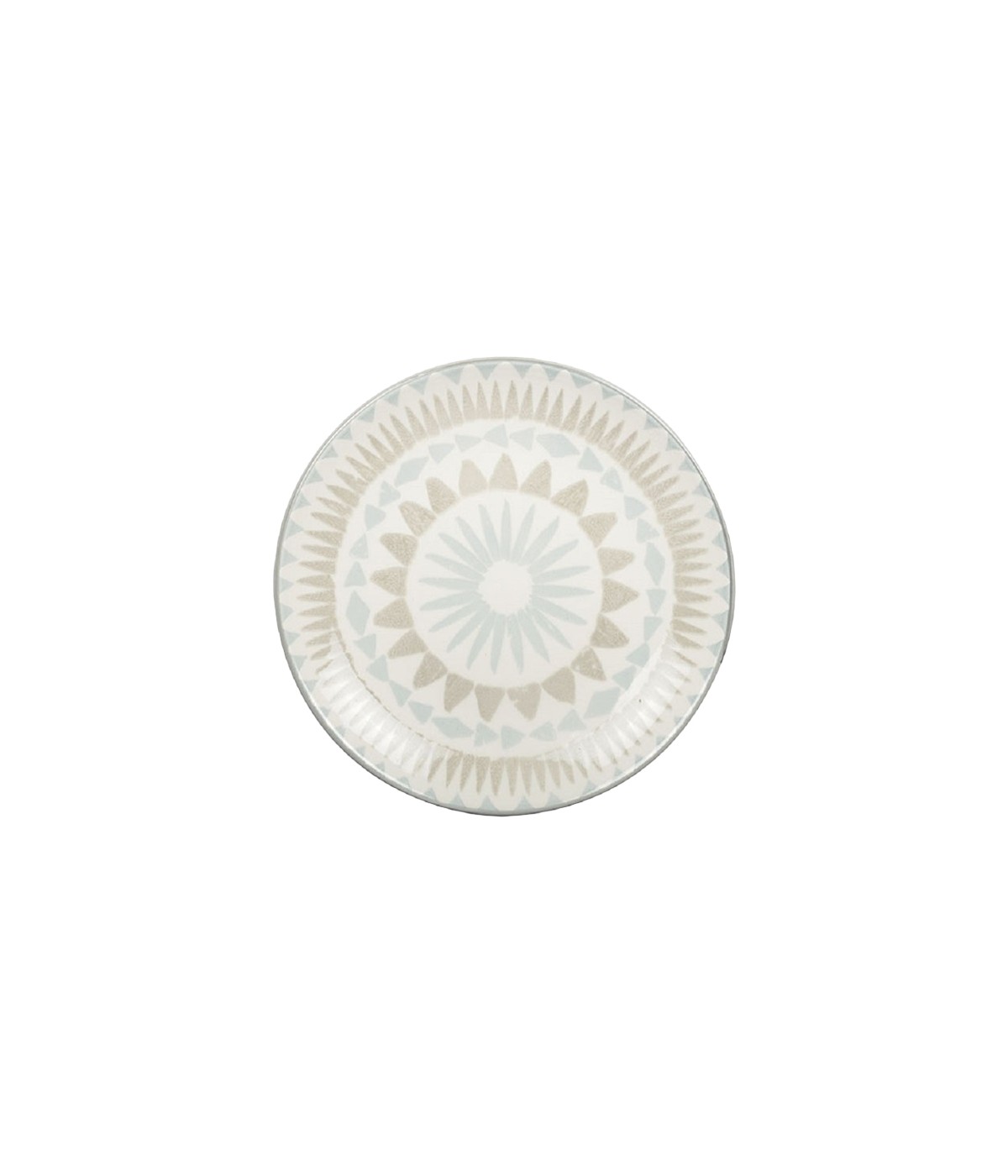 Assiette à dessert bleue - coachella