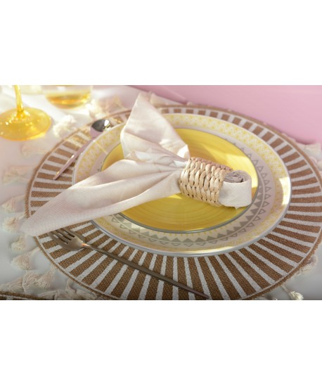 Yellow dinner plate - Coachella