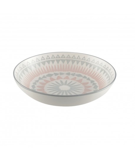 Assiette creuse rose - coachella