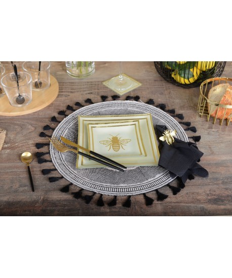 Black Aztec placemat