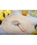 Dessous d'assiette rond en cordage