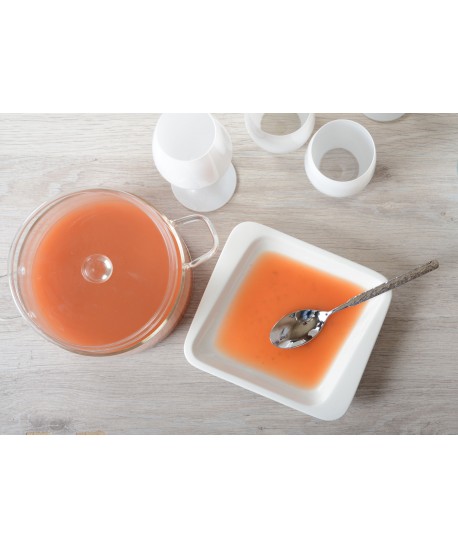 Glass casserole 18x25.8x15cm