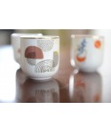 Tasses à café 90ml art déco - lot de 4