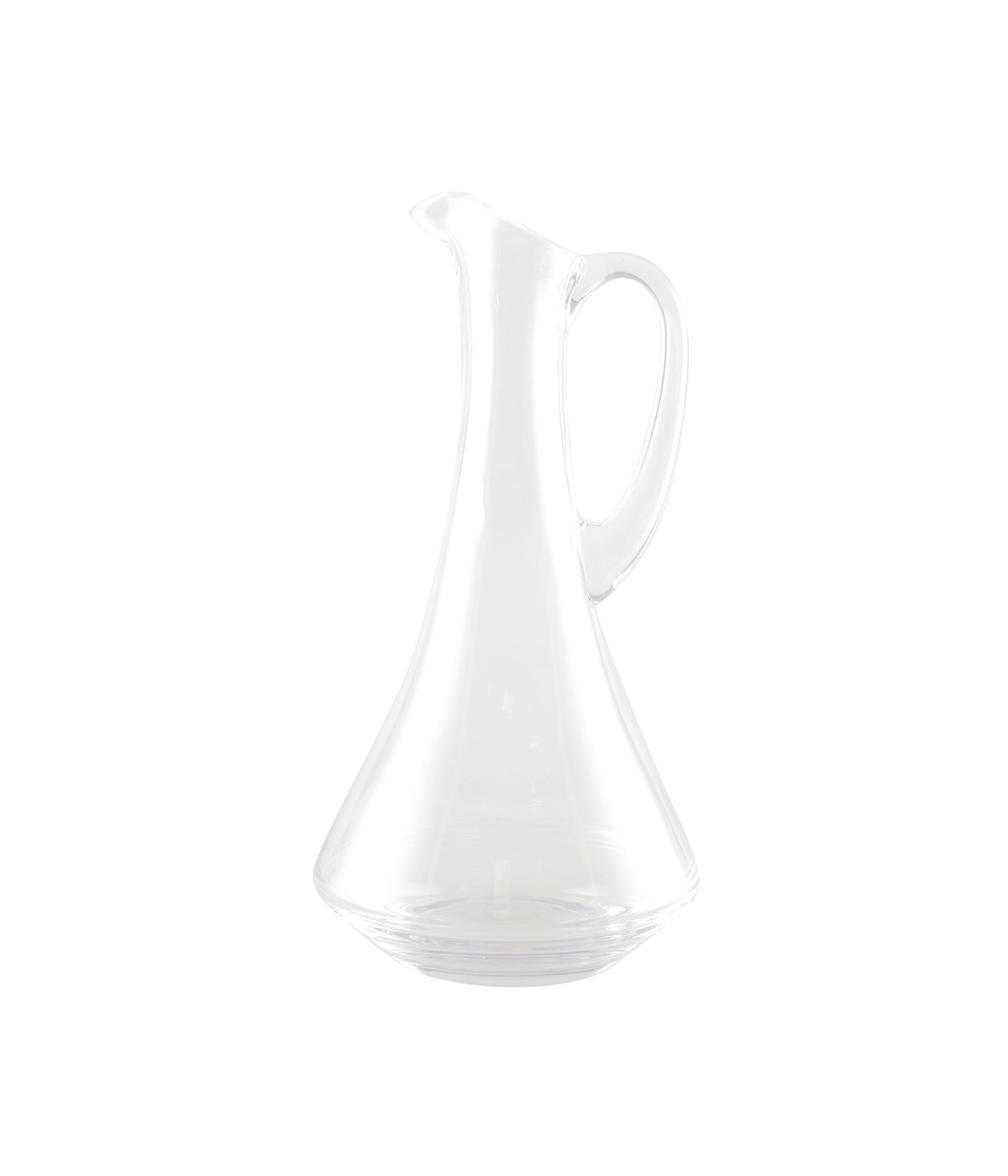 Carafe en verre avec anse 17x31cm