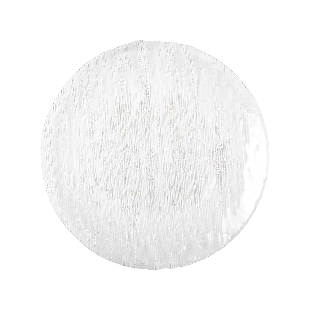 Assiette plate transparente 28cm