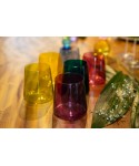 Verres à eau 6 couleurs 300ml - lot de 6