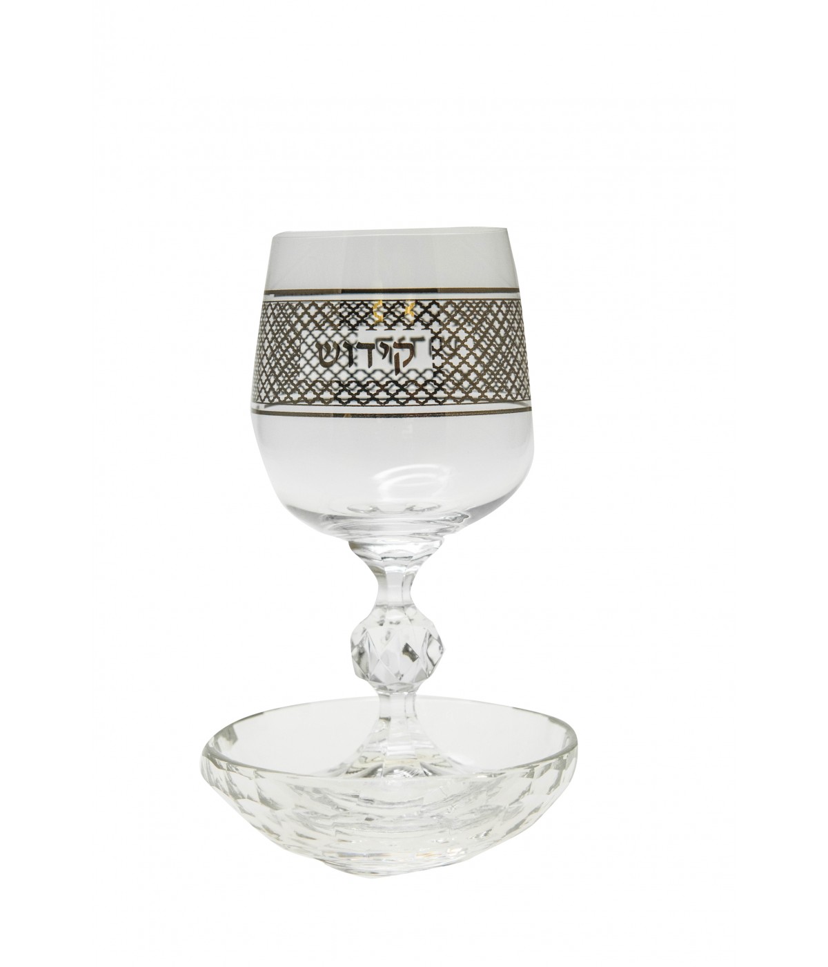 M.verre à kiddouch argent kemi 230ml en coffret