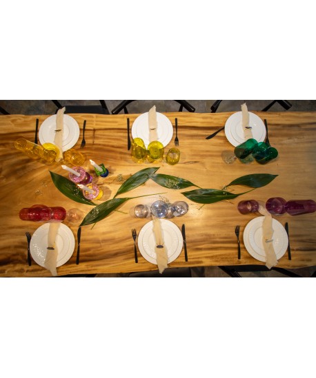 Verres à vin 400ml 6 couleurs - lot de 6