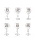 Silver Kemi 90ml kiddush glass - set of 6