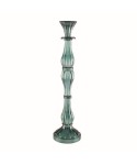 Chandelier turquoise grand modèle h41cm