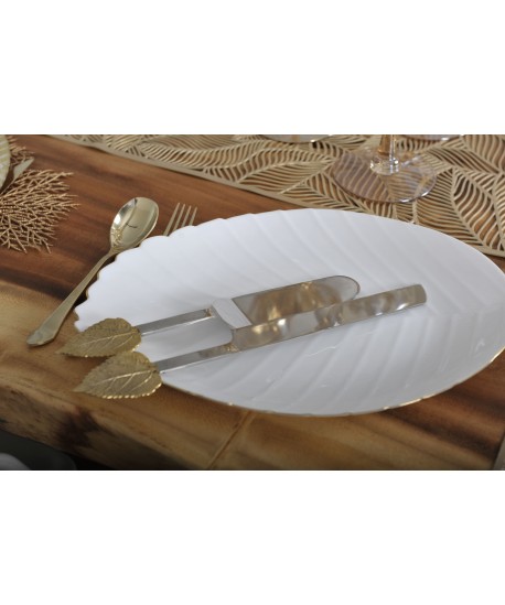 White serving dish