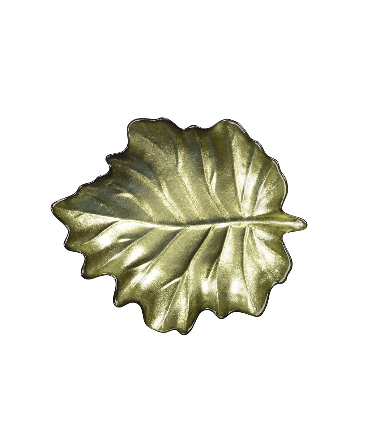 Green leaf bowl 23x28x3.5cm