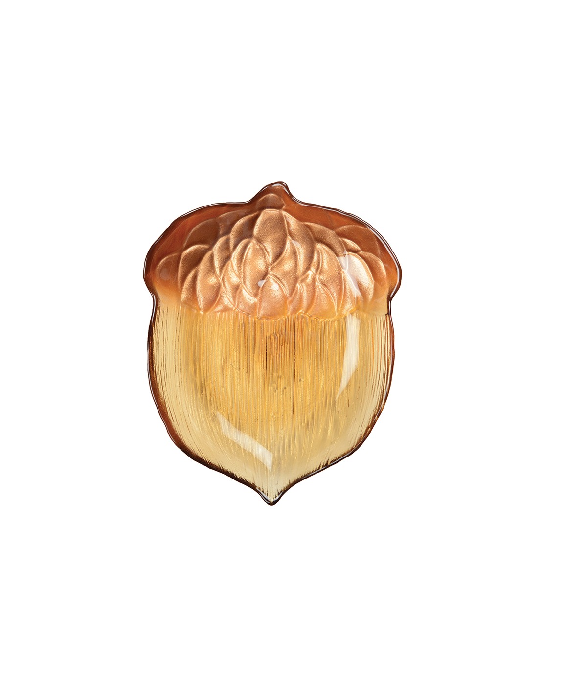 Large amber hazelnut bowl 19x24.5x4cm