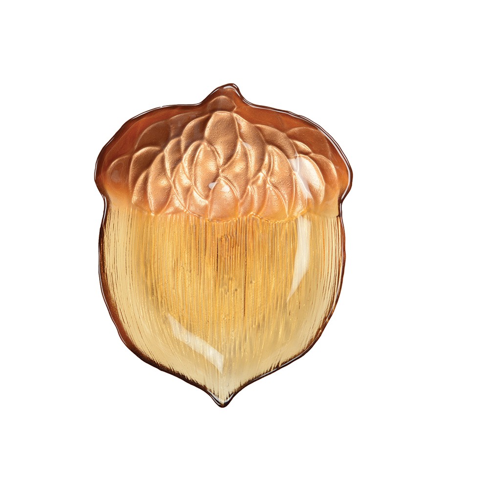 Large amber hazelnut bowl 19x24.5x4cm