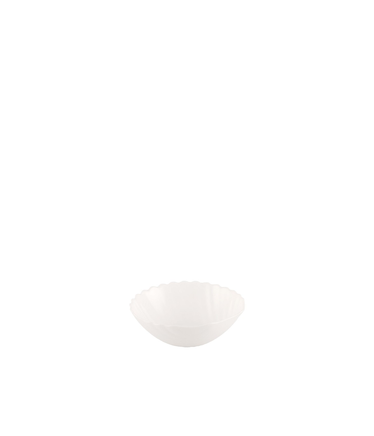 White shell bowl 13.3cm
