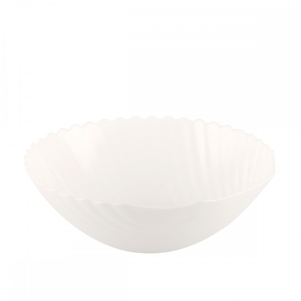 Saladier coquillage blanc 24.3cm