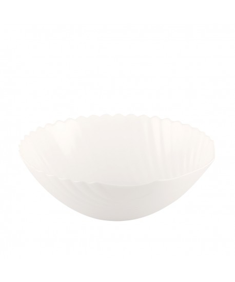 Saladier coquillage blanc 24.3cm