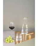 Carafe bord doré mat h28cm