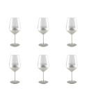 Verres à vin argent glow - lot de 6