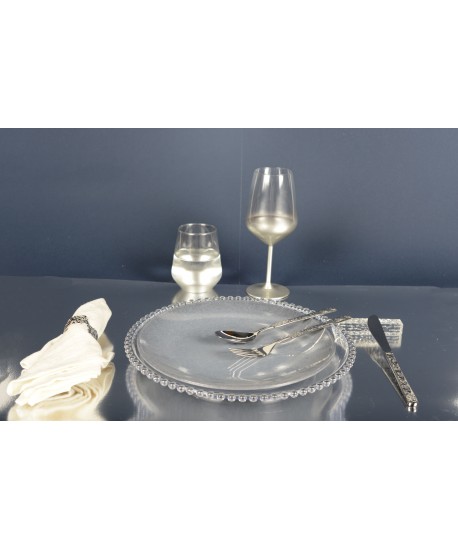 Verres à eau argent glow - lot de 6