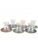 Elegant tea cups & saucers – set of 6