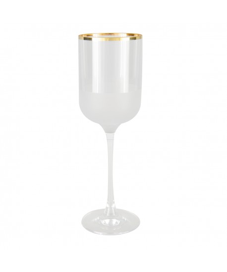 Gold-edged wine glasses Nish – set of 6