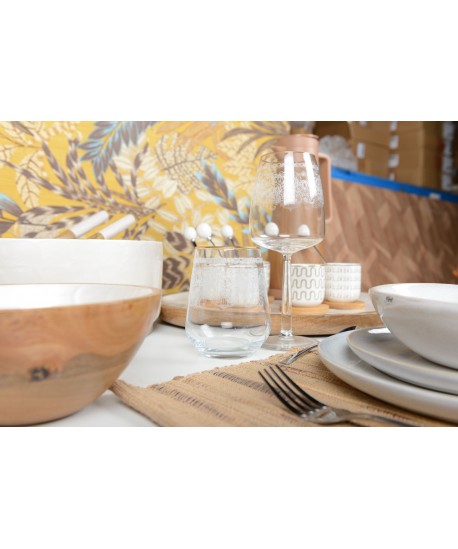 Verres à vin arabesque - lot de 6