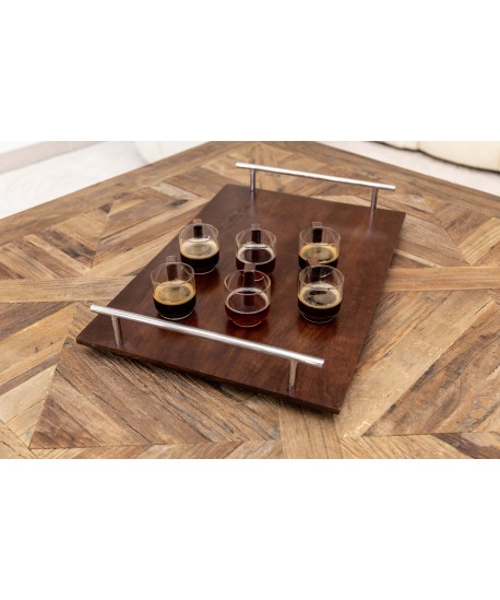 Plateau en bois grand modèle 56x38x6.5cm