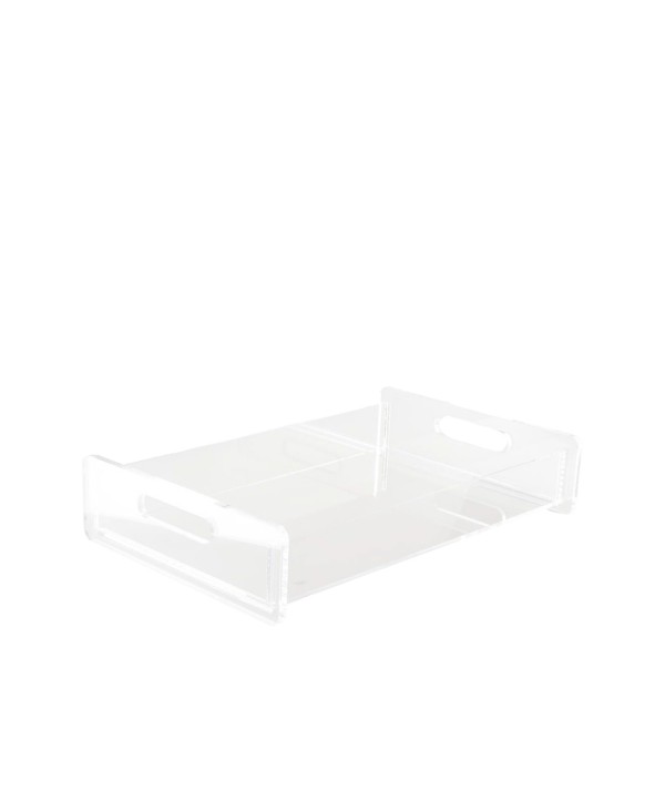 Plateau rectangulaire en acrylique 49.5x35x8cm