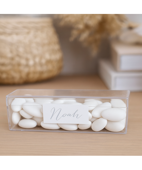 Boîte rectangulaire 3x3x12cm