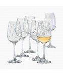 Set de 6 verres à vin 350ml tempo