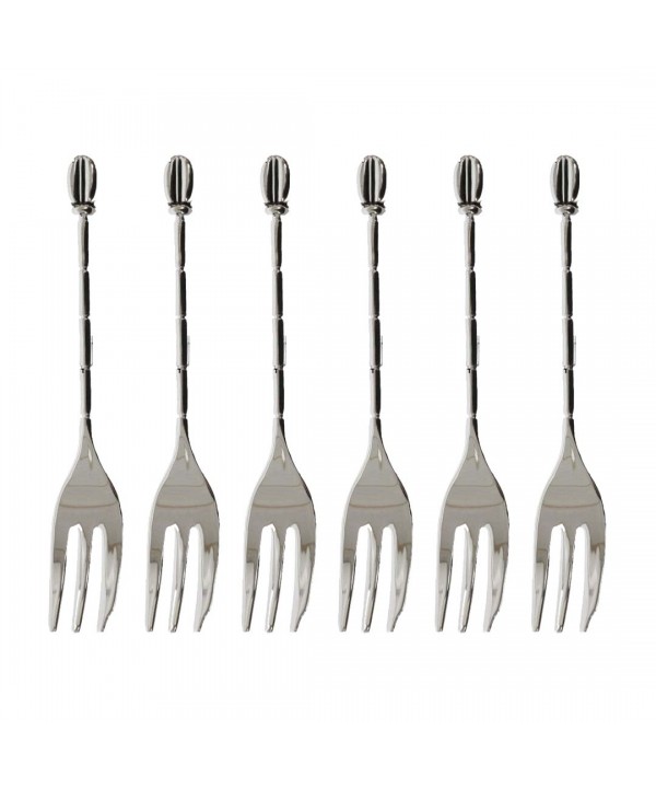 Coffee bean cake forks - set of 6