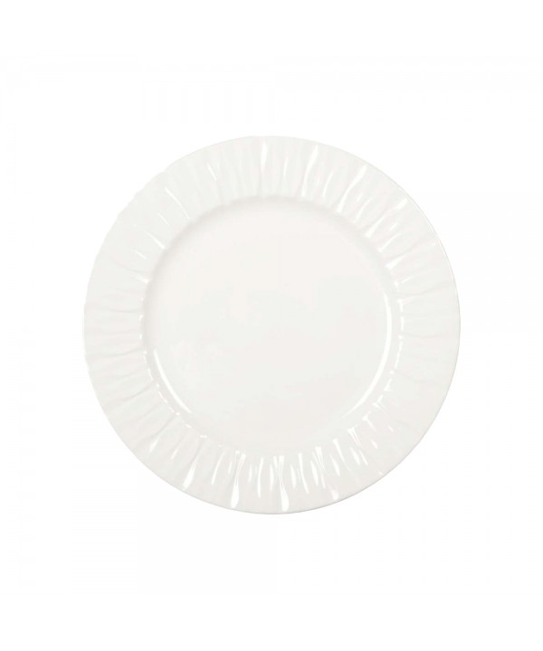 White dinner plate Lilia 26.5x26.5x2.3cm