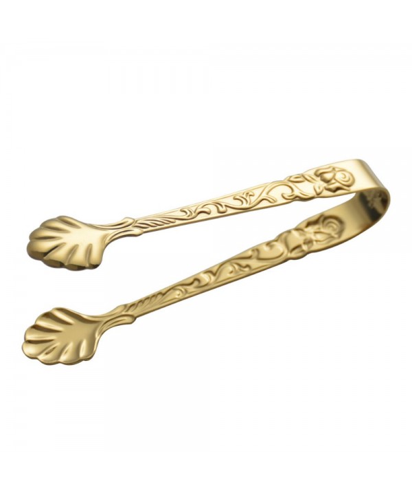 Golden sugar tongs