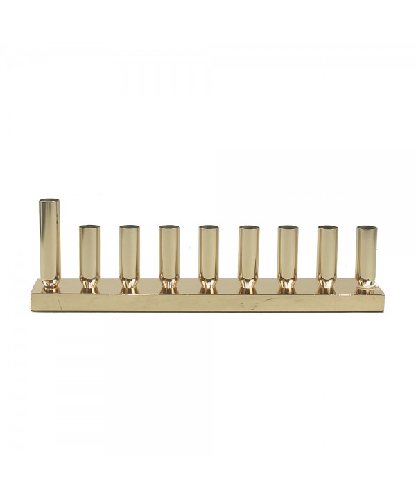 Golden line menorah 42x8x12cm