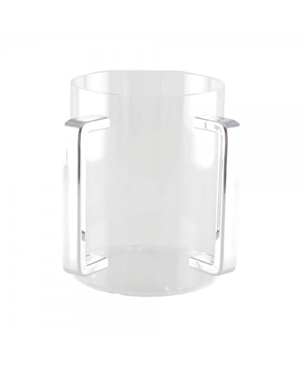 Acrylic keli with silver handles