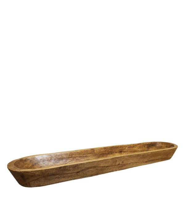 Wooden decorative bowl 100x22x10cm