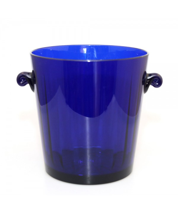 Dark blue champagne bucket 20.3x20.3x21.2cm