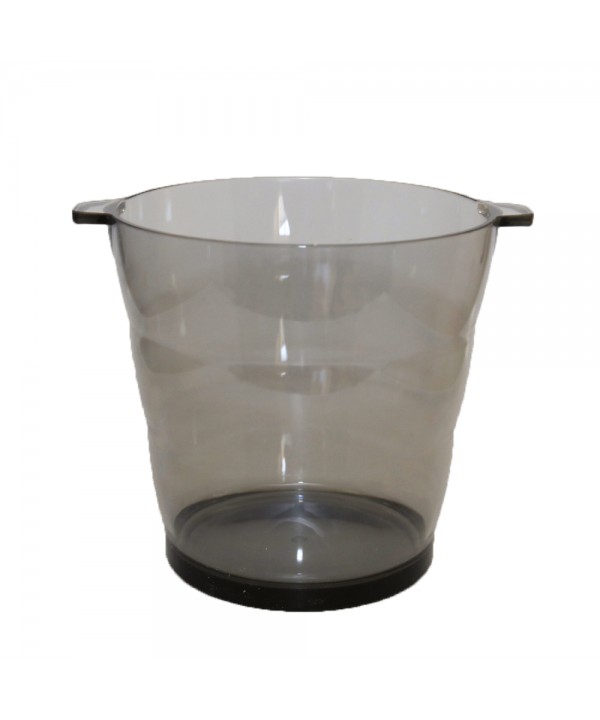 Smoked champagne bucket 22.3x22.3x21.5cm