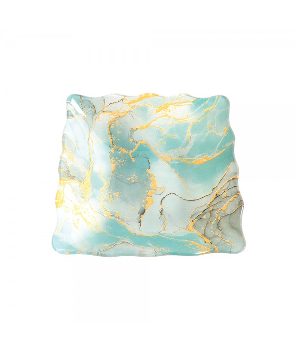 Ocean gold deep square bowls 15cm - set of 6