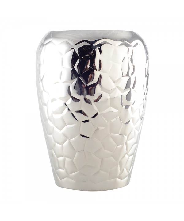 Silver double-wall wine cooler H.13cm