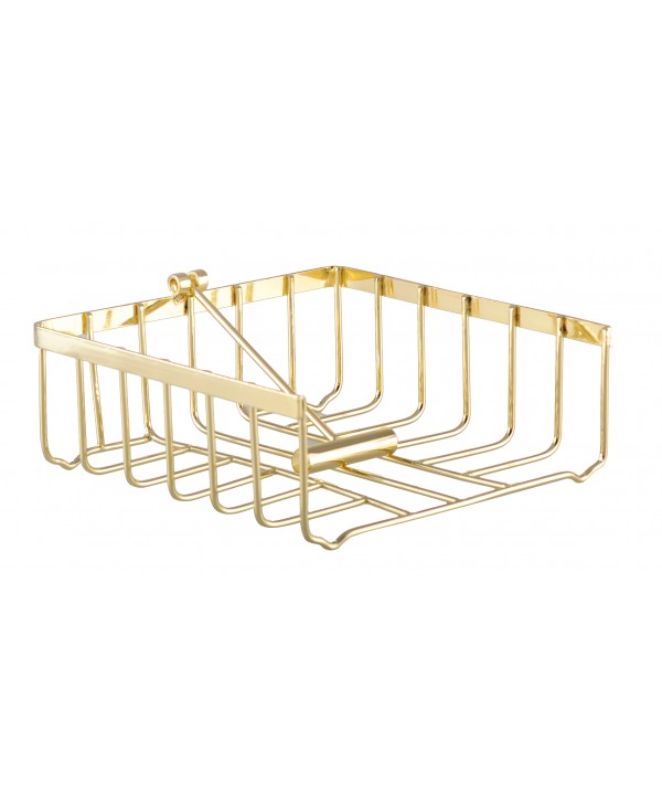 Gold wire napkin holder