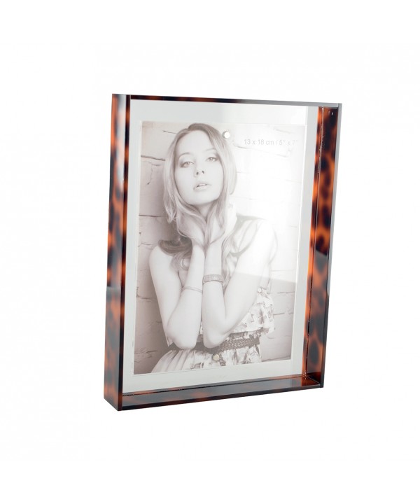 Leopard print acrylic photo frame 13x18cm